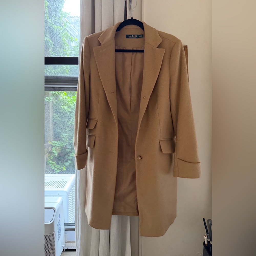 Ralph Lauren Camel Wool Coat